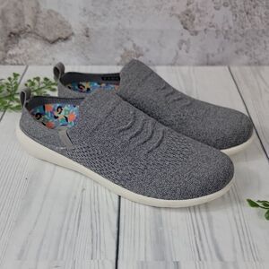 Revitalign Stella Orthotic Memory Foam Knit Mules - Grey Womens Size 8B